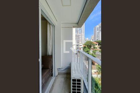 Varanda da Sala de apartamento para alugar com 2 quartos, 43m² em Vila Mariana, São Paulo