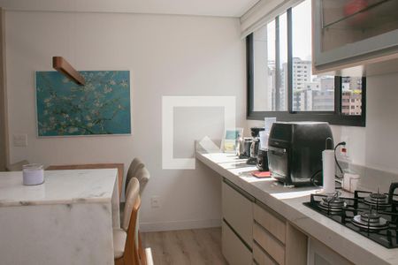 Cozinha/ Sala de apartamento para alugar com 2 quartos, 62m² em Lourdes, Belo Horizonte
