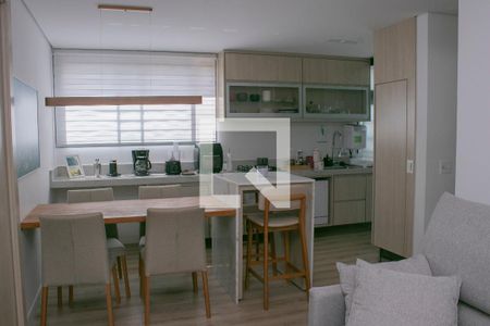 Cozinha/ Sala de apartamento para alugar com 2 quartos, 62m² em Lourdes, Belo Horizonte