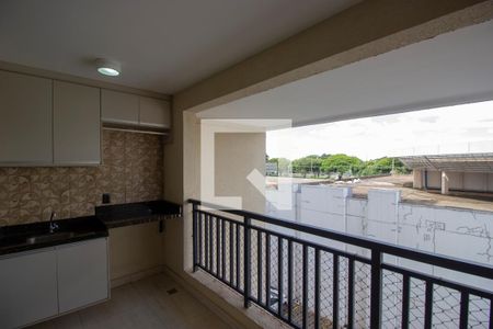 Varanda da Sala/Cozinha de apartamento para alugar com 2 quartos, 49m² em  Taguatinga Sul, Brasília