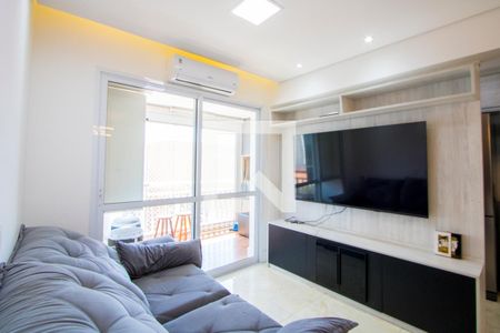 Sala de apartamento para alugar com 2 quartos, 57m² em Vila Homero Thon, Santo André