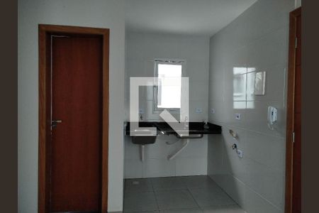 Cozinha de apartamento para alugar com 1 quarto, 30m² em Vila Carrão, São Paulo