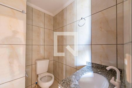 Banheiro de apartamento à venda com 3 quartos, 60m² em Parque Marajoara, Santo André