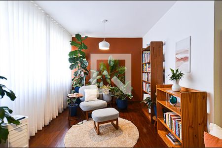 sala de apartamento à venda com 3 quartos, 120m² em Santo Antônio, Belo Horizonte