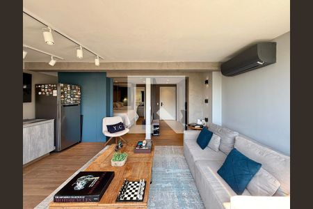 Sala de apartamento à venda com 1 quarto, 54m² em Brooklin, São Paulo