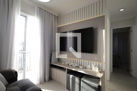 Sala de apartamento para alugar com 2 quartos, 48m² em Parque Jaçatuba, Santo André