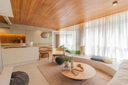 Sala/Cozinha de apartamento à venda com 2 quartos, 129m² em Jardim Paulista, São Paulo