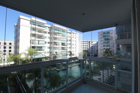 Sala - Varanda de apartamento à venda com 2 quartos, 82m² em Barra da Tijuca, Rio de Janeiro