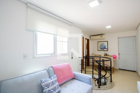 Sala 2 de apartamento à venda com 3 quartos, 97m² em Vila Príncipe de Gales, Santo André