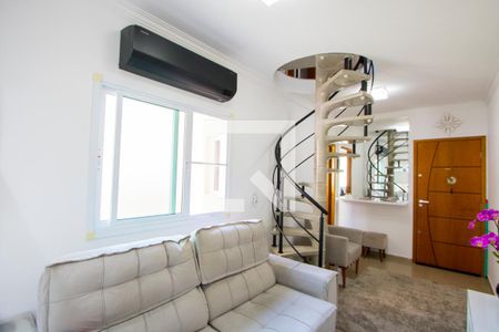 Sala 1 de apartamento à venda com 3 quartos, 97m² em Vila Príncipe de Gales, Santo André