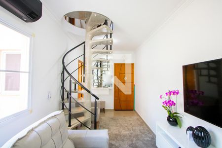 Sala 1 de apartamento à venda com 3 quartos, 97m² em Vila Príncipe de Gales, Santo André