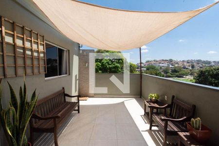 Varanda e Espaço de Jantar de kitnet/studio para alugar com 1 quarto, 65m² em Alto dos Pinheiros, Belo Horizonte