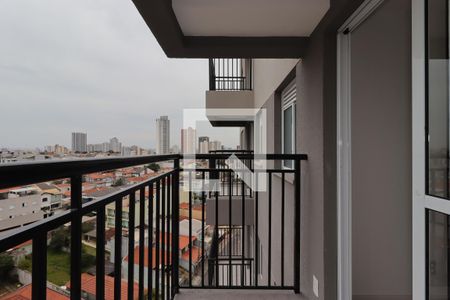 Varanda da Sala de apartamento para alugar com 2 quartos, 47m² em Campestre, Santo André
