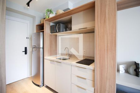 Cozinha de kitnet/studio à venda com 1 quarto, 26m² em Planalto Paulista, São Paulo