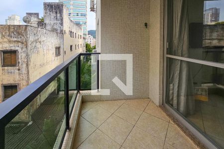 varanda de apartamento para alugar com 3 quartos, 90m² em Jardim Belmar, Guarujá