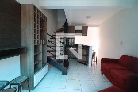 Sala de apartamento para alugar com 1 quarto, 48m² em Vila Ana Maria, Ribeirão Preto