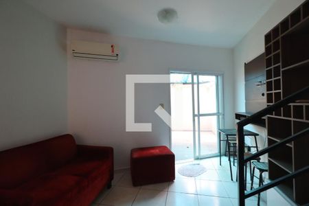 Sala de apartamento para alugar com 1 quarto, 48m² em Vila Ana Maria, Ribeirão Preto
