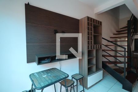 Sala de apartamento para alugar com 1 quarto, 48m² em Vila Ana Maria, Ribeirão Preto