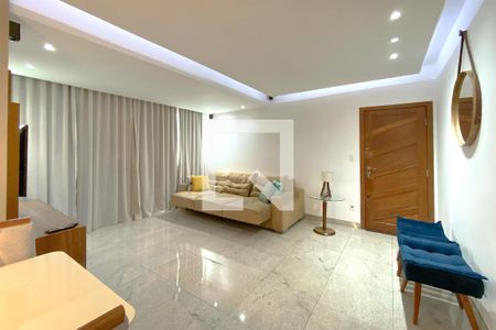 Sala de apartamento à venda com 3 quartos, 87m² em Sagrada Família, Belo Horizonte