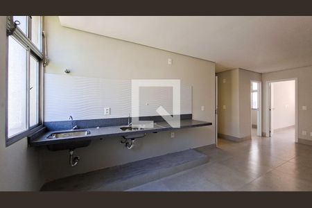 Sala/Cozinha de apartamento para alugar com 2 quartos, 36m² em Centro, Belo Horizonte