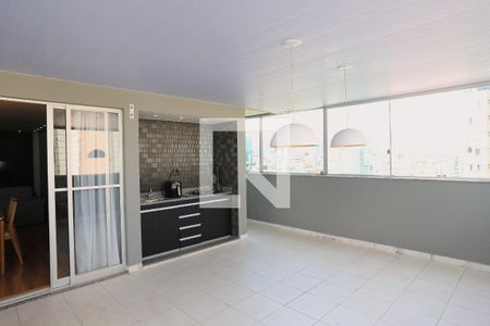 Varanda da Sala de apartamento à venda com 3 quartos, 159m² em Sagrada Família, Belo Horizonte