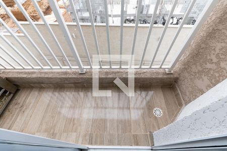 Varanda da Sala de apartamento para alugar com 2 quartos, 37m² em Jardim Imperador (zona Sul), São Paulo