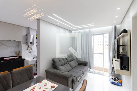 Sala de apartamento para alugar com 2 quartos, 37m² em Jardim Imperador (zona Sul), São Paulo