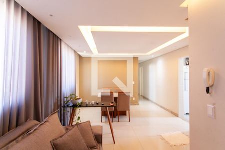 Sala de apartamento à venda com 3 quartos, 78m² em Floramar, Belo Horizonte