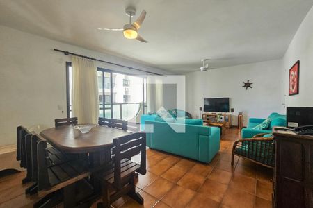Sala de apartamento para alugar com 3 quartos, 148m² em Barra Funda, Guarujá