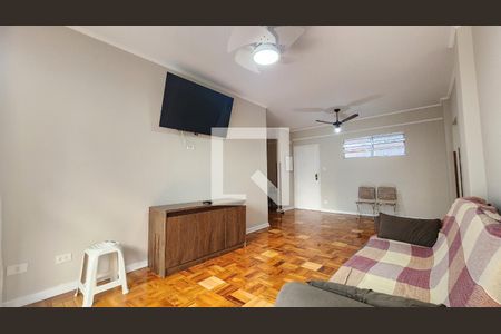 Sala de apartamento para alugar com 2 quartos, 181m² em Gonzaga, Santos