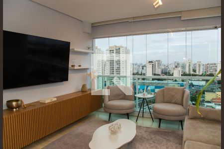 Sala de apartamento para alugar com 2 quartos, 73m² em Jardim Aeroporto, São Paulo