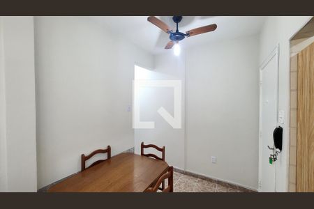 Detalhe Sala de apartamento para alugar com 1 quarto, 42m² em José Menino, Santos