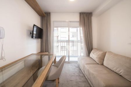 Sala de apartamento para alugar com 1 quarto, 28m² em Jardim Caravelas, São Paulo