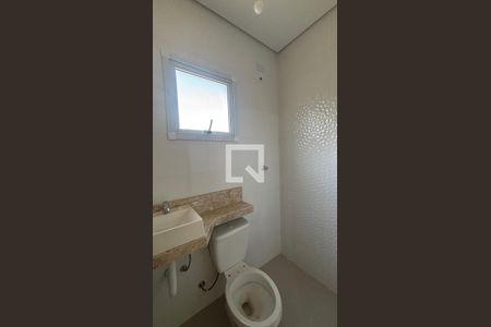 Banheiro da Suíte de apartamento à venda com 3 quartos, 52m² em Vila Mazzei, Santo André