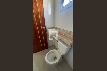 Banheiro da Suíte de apartamento à venda com 3 quartos, 52m² em Vila Mazzei, Santo André