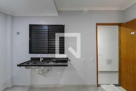 Sala/Cozinha de apartamento para alugar com 1 quarto, 27m² em Vila Paulo Silas, São Paulo