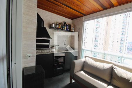 Varanda da Sala de apartamento à venda com 3 quartos, 112m² em Jardim Maria Rosa, Taboão da Serra