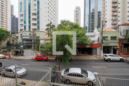 Vista da Sala de Estar e Jantar de apartamento para alugar com 2 quartos, 60m² em Cerqueira César, São Paulo