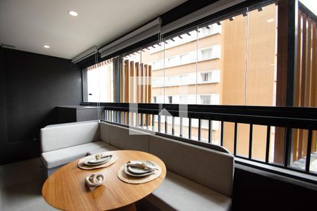 Sala de jantar de kitnet/studio à venda com 1 quarto, 35m² em Jardim Paulista, São Paulo
