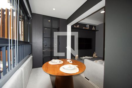 Sala de jantar de kitnet/studio à venda com 1 quarto, 35m² em Jardim Paulista, São Paulo