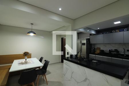 Sala/Cozinha de casa de condomínio à venda com 3 quartos, 90m² em Chácara Europa, São Bernardo do Campo