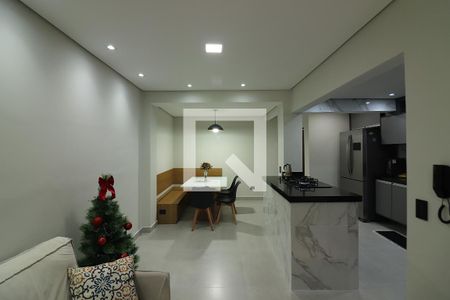 Sala/Cozinha de casa de condomínio à venda com 3 quartos, 90m² em Chácara Europa, São Bernardo do Campo