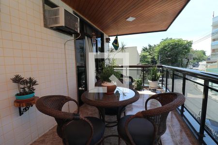 Varanda da Sala de apartamento para alugar com 3 quartos, 126m² em Jardim Guanabara, Rio de Janeiro