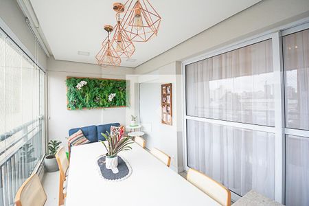 Varanda gourmet de apartamento para alugar com 3 quartos, 117m² em Baeta Neves, São Bernardo do Campo