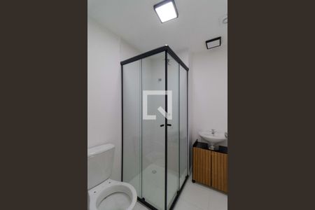 Banheiro de apartamento para alugar com 1 quarto, 25m² em Barra Funda, São Paulo