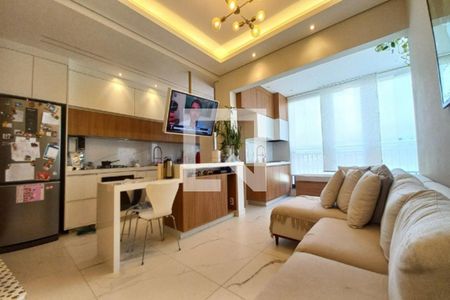 Sala  de apartamento à venda com 3 quartos, 91m² em Swiss Park, Campinas