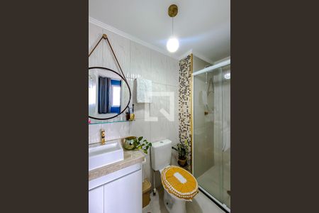 Banheiro da Suíte de apartamento para alugar com 1 quarto, 26m² em Belenzinho, São Paulo