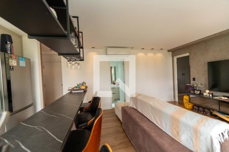 Sala_Cozinha - Conjugada de apartamento para alugar com 1 quarto, 55m² em Alphaville Empresarial, Barueri