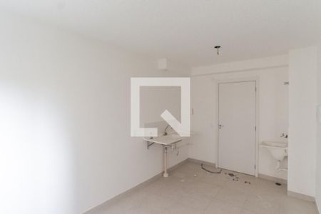 Sala e Cozinha de apartamento para alugar com 2 quartos, 32m² em Parque Novo Mundo, São Paulo