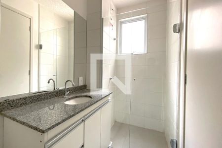 Banheiro da Suíte 1 de apartamento à venda com 2 quartos, 47m² em Palmeiras, Belo Horizonte
